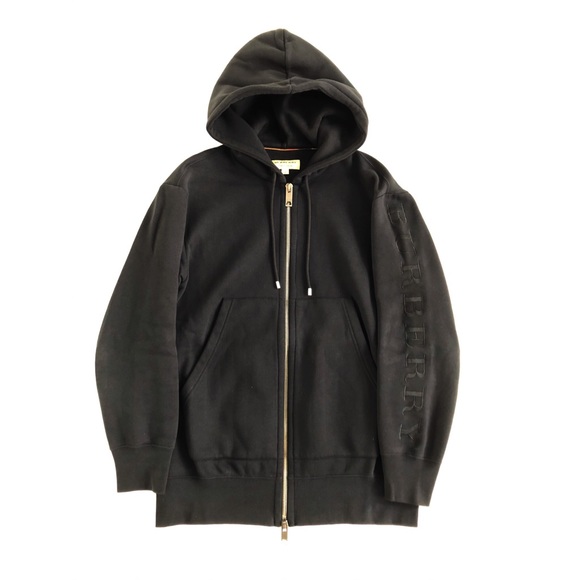 Burberry Other - Burberry Embroidered Motif Oversized Zip Hoodie